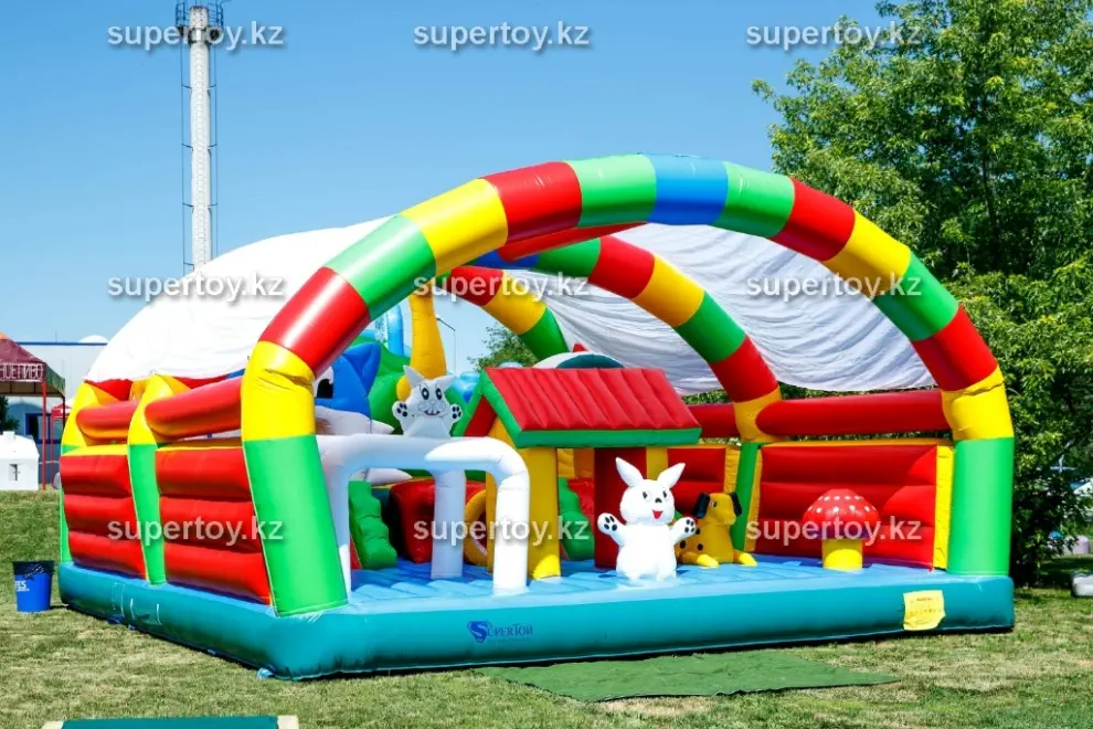 Надувной батут «Зоопарк»